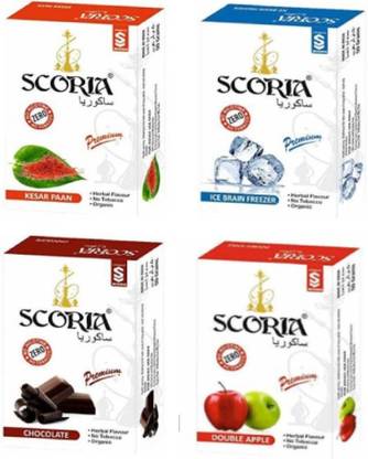 SCORIA HOOKAH FLAVOUR BRAIN IN FREEZER, KESAR PAAN, CHOCOLATE, DOUBLE APPLE Hookah Flavor