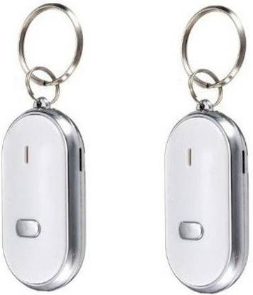 SRS Keychain Sound LED With Claps Whistle Key Finder (Pack of 2) Key Chain