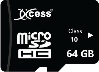 XCCESS 64GB 64 GB MicroSD Card Class 10 80 MB/s  Memory Card