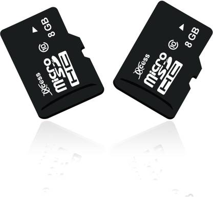 XCCESS PT8GB 8GB 8 GB MicroSD Card Class 6 40 MB/s  Memory Card Compatible with Mobile, Camera, Tablet, Gaming Console