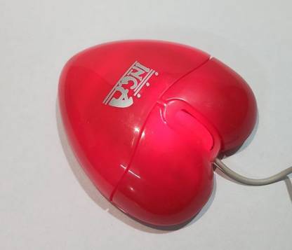 Inca Heart shaped optical wired mouse Wired Ambidextrous Optical  Gaming Mouse