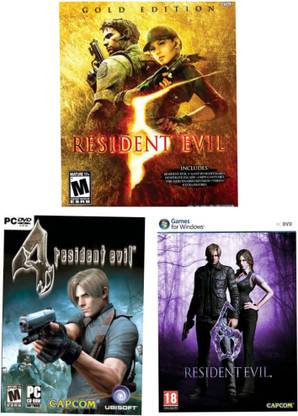 Resident Evil 4-5-6 Combo PC DVD (Offline Only) Complete Games (Complete Edition)