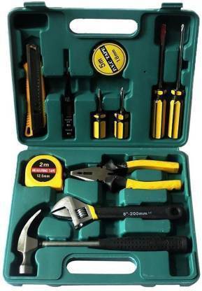 Valashiv 12in1 All in One Tool Kit-102 12in1 Plastic All in One Screw Driver, Cutter and Pliers Home Tool Box Kit Power & Hand Tool Kit (12 Tools) Hand Tool Kit