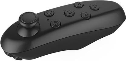 maxcom Wireless VR Remote Controller for Phones Compatible with iOS/Android, Joystick Remote for iPhone/iPad/Android Phones/Tablet Laptops to Control Music Video, Games, Selfie, Mouse, E-Book (Black Android, iOS Remote Controller