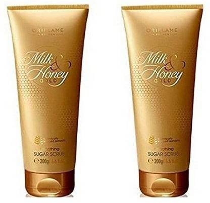 Oriflame Sweden milk and honey gold set  Scrub