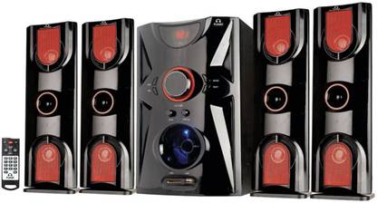 Funic 4.1 Multimedia Tower Speaker with Bluetooth, Aux, SD Card and Remote Control (F4966-TW) 15000 W Bluetooth Home Theatre