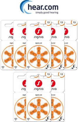 Signia Hearing Aid Battery 13- Pack of 48 Batteries 10966599-Hear.com Stethoscope Case
