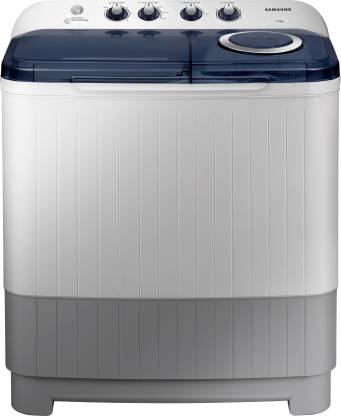SAMSUNG 7.5 kg Semi Automatic Top Load Washing Machine White, Blue, Grey