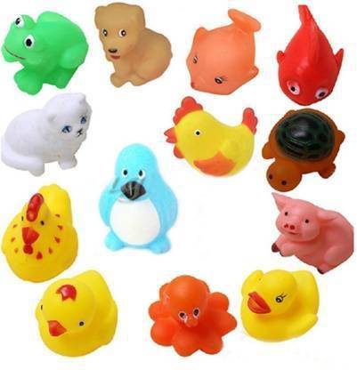 WHITE POPCORN Soft Bath Plush Chu-Chu Toys Bath Toy Bath Toy