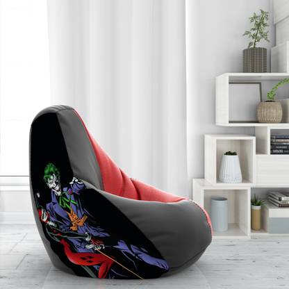 BATMAN XL Tear Drop Bean Bag Cover  (Without Beans)