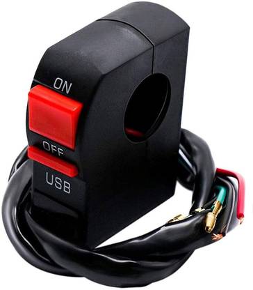 Bluedrum Bike Handle Bar Universal Switch With USB B-254 2 A Bike Mobile Charger