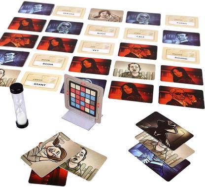 narayanmart Clue Board Codenames Game?Code Names Party Game?Codenames Party Codeword Secret Agent Game?Family Friend Adult Party Board Card Games Secret Hitler