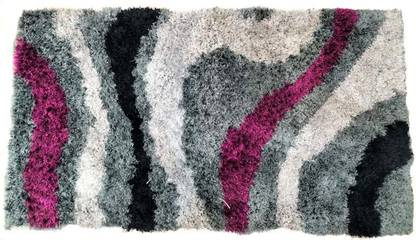 PLAPS Multicolor Polyester Carpet