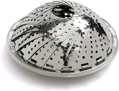 borvia Folding Collapsible Basket Stainless Steel Vegetable Steamer Instant Pot Accessories for Food Collapsible Strainer
