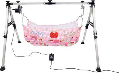 zumart Automatic Cradle Kit with Cloth Zoli with Mosquito Net for New Born Baby (Recommended Age 0-3 Year) Baby Swing