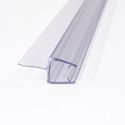 Hardware Transparent Pvc Center Seal for Glass Door (2 mtr) 12mm Door Mounted Door Stopper