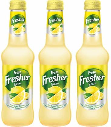 Fresa fresher Lemon Fruit juice Imported 250 ml Pack of 3