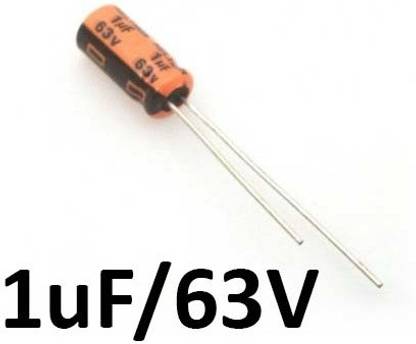 Flyrobo 1uf / 63v Electrolytic Capacitor Electronic Components Electronic Hobby Kit