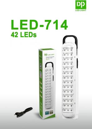 DP.LED DP 714 42 LED AND EMERGENCY LIGHT 6 hrs Torch Emergency Light