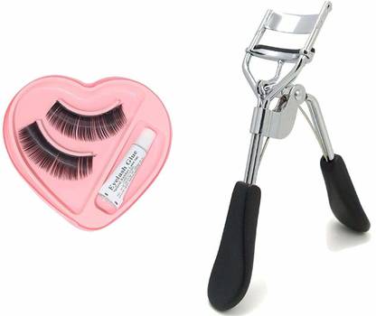 J & F Eyelash curler with Eye Lashes