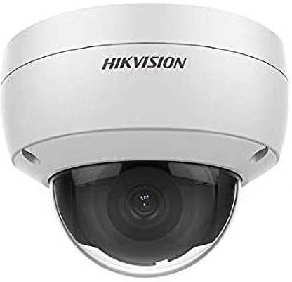 HIKVISION DS-2CD2123G0-IU 2 MP Ethernet IR Fixed Dome Network Camera with Mic ( White ) Security Camera