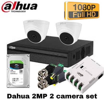 DAHUA 4 channel dvr setup with 2 camera Security Camera