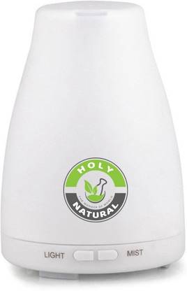 Holy Natural Room Essential oil Ultrasonic Humidifier Mist Control Aromatherapy Diffuser with 7 Color Changing LED Lights for Office/Home Humidifier