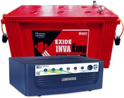 EXIDE IKST 1350 + Eco Watt neo 800 Tubular Inverter Battery