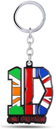 RVM Toys One Direction Keychain 1D Metal Logo Key Chain for Car Bike Men Women Key Ring Key Chain