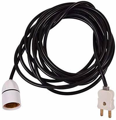 JELECTRICALS Bulb Holder With 1 Meter Wire Copper Light Socket