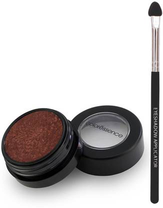 COLORESSENCE Ultra Color Graphic Eyeshadow Crease Resistant Matte High Pigment Smudge Proof Formula - Rose Gold/ Free Eyeshadow Brush Applicator