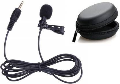 LIVIK Collar Microphone Recording Mic Clip with Noise Cancellation For YouTube Videos Audio Recorder Mic With Hard Carrying Case(CM01,Black)#Quality Assurance Microphone Collar Microphone Recording Mic Clip with Noise Cancellation For YouTube Videos Audio Recorder Mic With Hard Carrying Case(CM01,Black)#Quality Assurance Microphone
