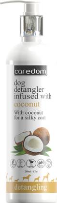 Caredom Luxury Dog Detangler (Serum) Infused with Coconut - with Coconut for Silky Coat - Pet Hair Styling