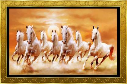 7HOURSE PVC STIKER Paper Print