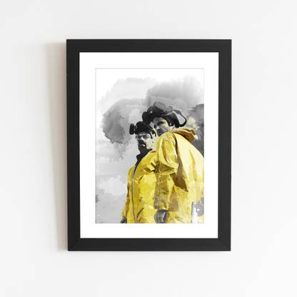Breaking Bad TV Series Inspired Poster with Frame for Wall Decor, Room Decor, Home Decor, Gift Framed Poster, Wall Frame Fine Art Print
