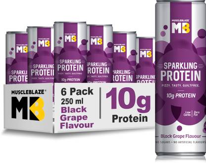 MUSCLEBLAZE Sparkling Protein Water (10g Protein) Whey Protein