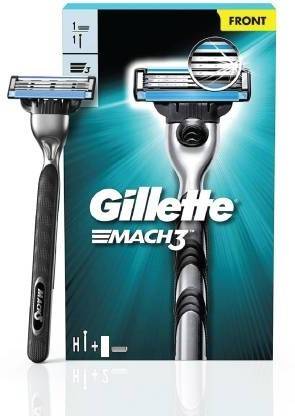 Gillette Mach3 Men's Shaving Razor + Cartridge (1 Handle + 1 ), Men