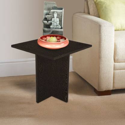 Delite Kom Pine Corner Engineered Wood Side Table