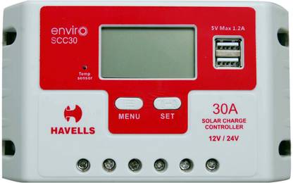 HAVELLS 30 Amp PWM Solar Charge Controller