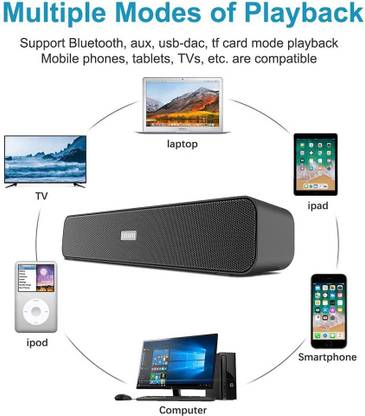 Correngo Leerfei YST-3502 / E-91 Soundbar For Desktop/Laptop/Mobile/Tablet/Smart TV 10 W Bluetooth Soundbar