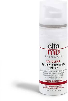 EltaMD Sunscreen - SPF 50 UV Clear SPF 46, 48-Gram 1.7 oz