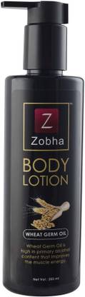 Zobha Sunscreen - SPF Spf 50 PA+ Natural Moisturizing Body Lotion With Pure Wheat Germ Oil For Skin Brightening, Whitens