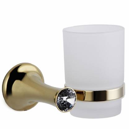 KYOTO GOLDEN TOOTHBRUSH HOLDER Gold Plated Toothbrush Holder