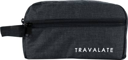 Travalate Polyester Toiletry Bag (Grey) Travel Toiletry Kit