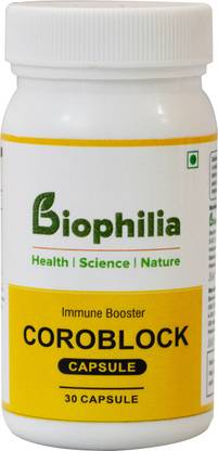 Biophilia COROBLOCK CAPSULES (Vitamin C & Zinc with DHA & Melatonin)