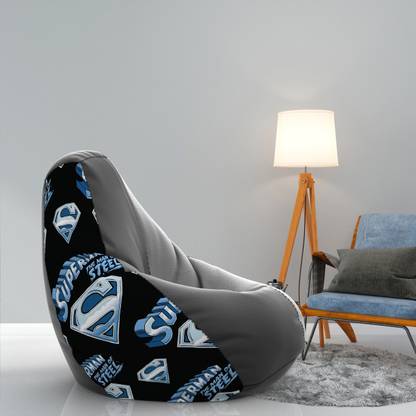 Superman XXL Teardrop Bean Bag  With Bean Filling