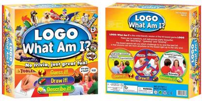 TEMSON Logo What Am I? Board Game For Kids And Adults Party & Fun Board Game