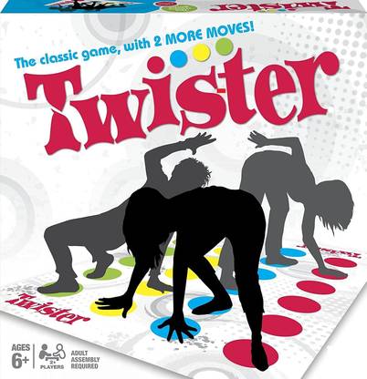 Gadget Mart Twister Game with Spinner and Color Mat Big Size Party & Fun Board Game