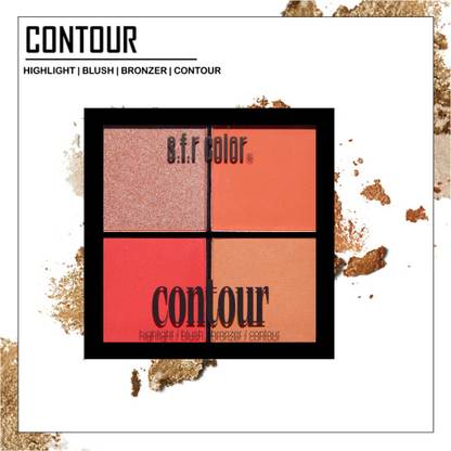 s.f.r color Bronzer, highlighter, contour, blusher combo palette | face makeup palette | All in one face makeup palette