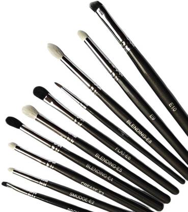 CS Essentials Eye Makeup Brush Set - Set of 10 Brushes